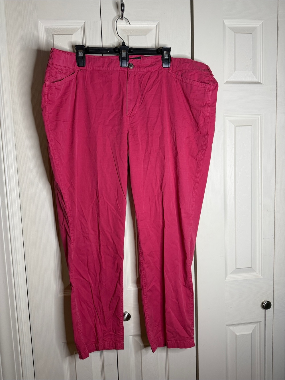 Lauren Ralph Lauren Straight-Leg Pants in Deep Pink